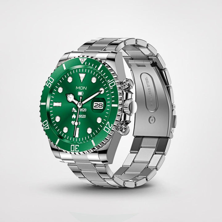 Stylish and Advanced Smartwatch - PowerFit-Green-Nora Luxe