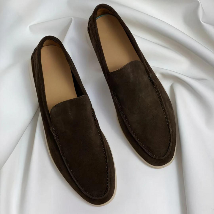 Stylish and Comfortable Leather Loafers - Luxor-Coffee-6.0-Nora Luxe