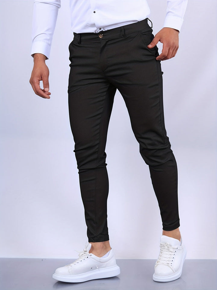 Stylish and Comfortable Men's Chino - Noah-Black-S-Nora Luxe