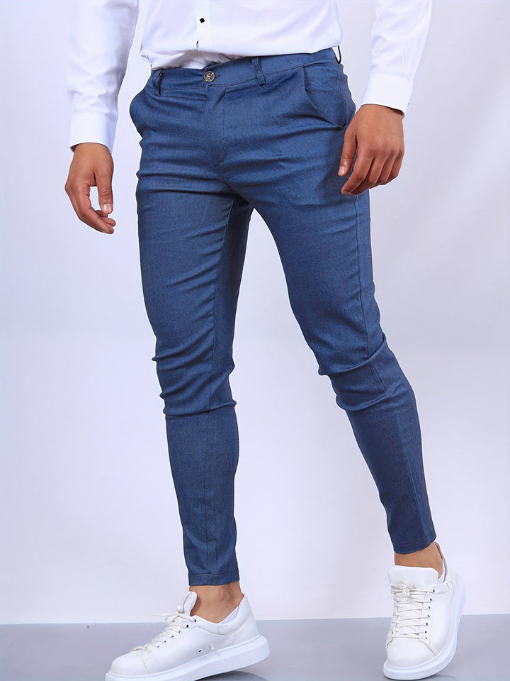 Stylish and Comfortable Men's Chino - Noah-Blue-S-Nora Luxe