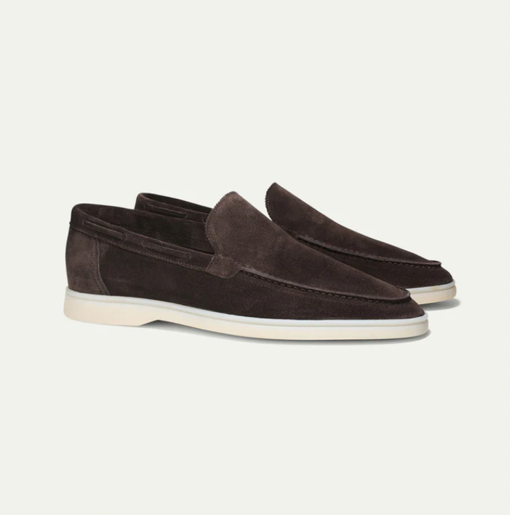 Stylish and Comfortable Men's Shoes - Alberto-Dark brown-5.0-Nora Luxe
