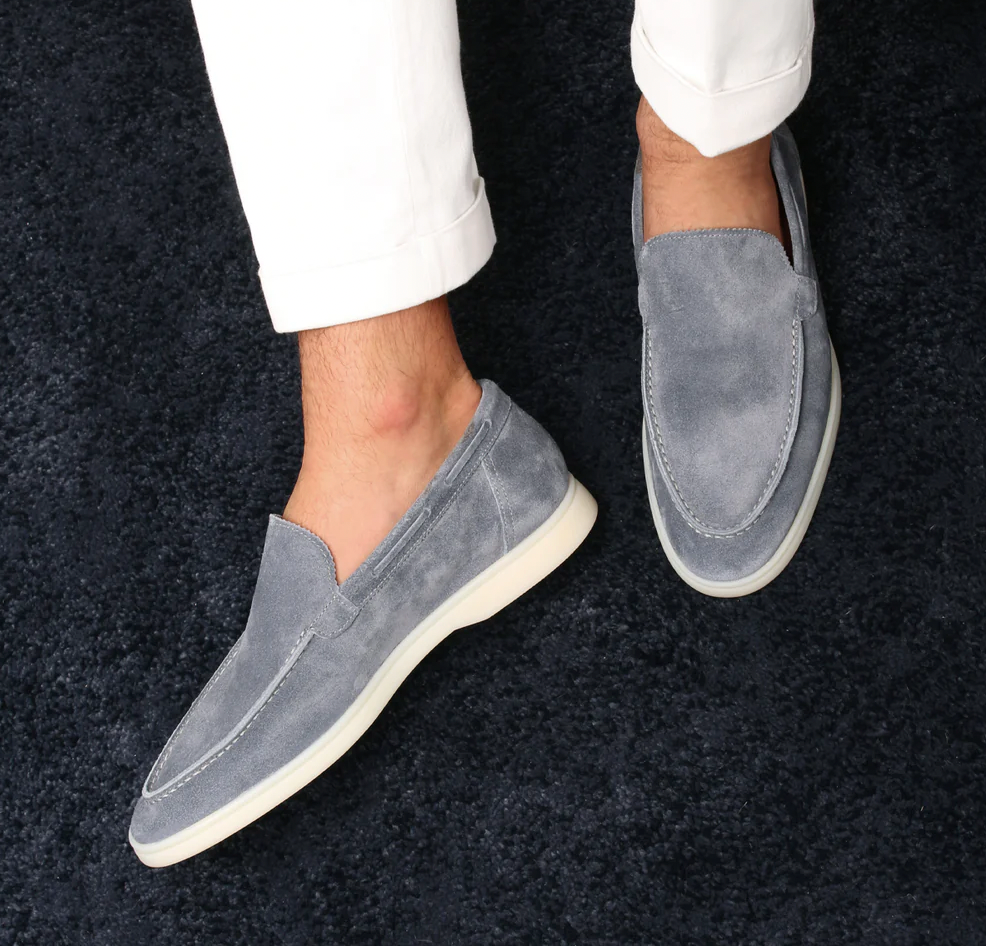 Stylish and Comfortable Men's Shoes - Alberto-Denim blue-5.0-Nora Luxe