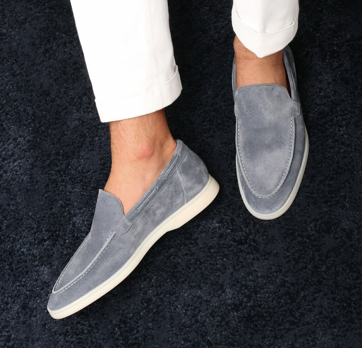 Stylish and Comfortable Men's Shoes - Alberto-Denim blue-5.0-Nora Luxe
