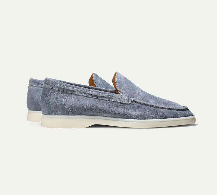 Stylish and Comfortable Men's Shoes - Alberto-Denim blue-6.0-Nora Luxe
