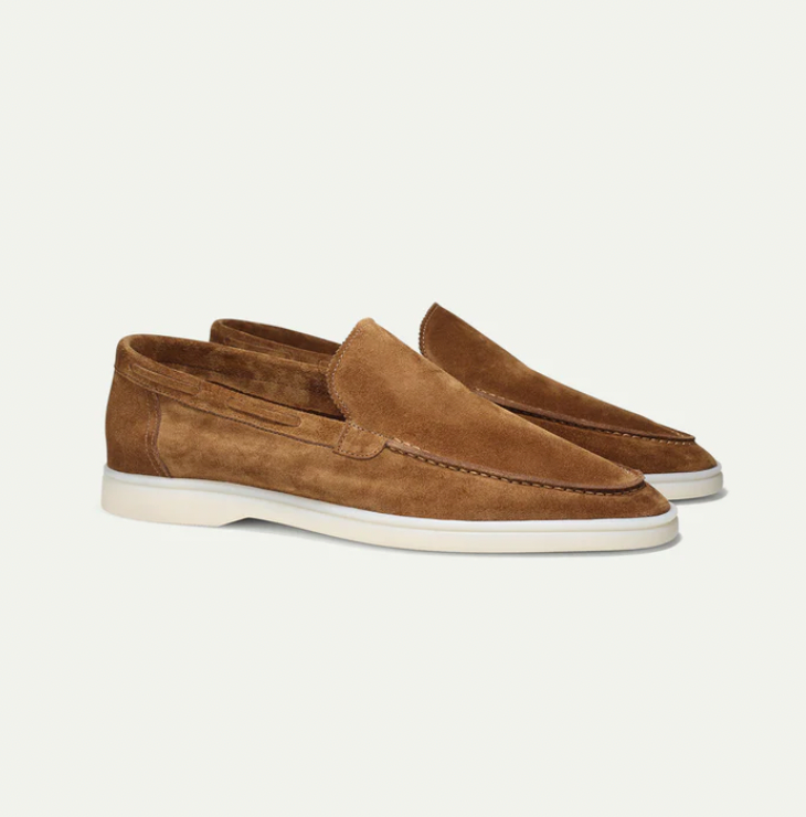 Stylish and Comfortable Men's Shoes - Alberto-Light brown-5.0-Nora Luxe