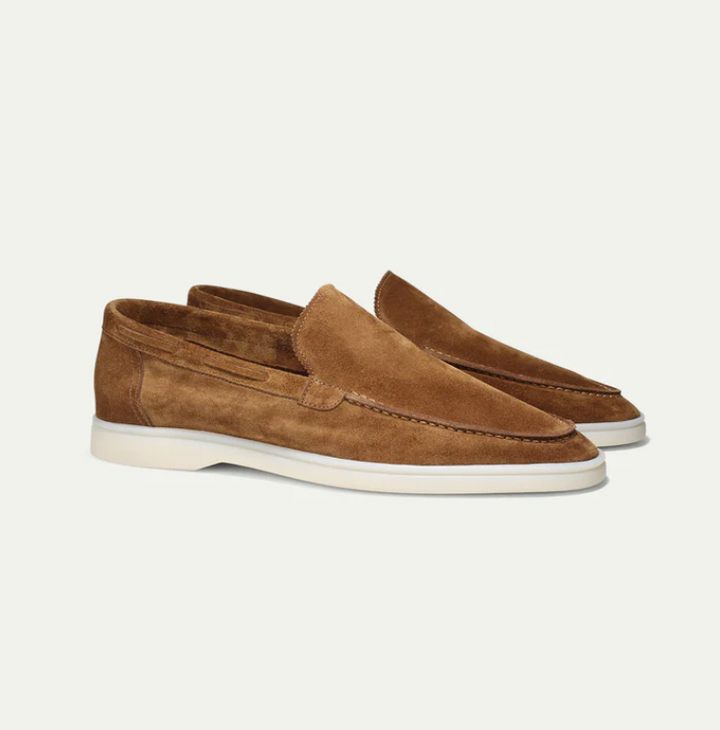 Stylish and Comfortable Men's Shoes - Alberto-Light brown-5.0-Nora Luxe