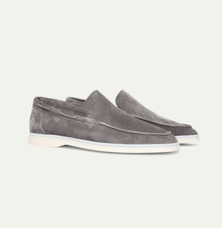 Stylish and Comfortable Men's Shoes - Alberto-Light grey-5.0-Nora Luxe