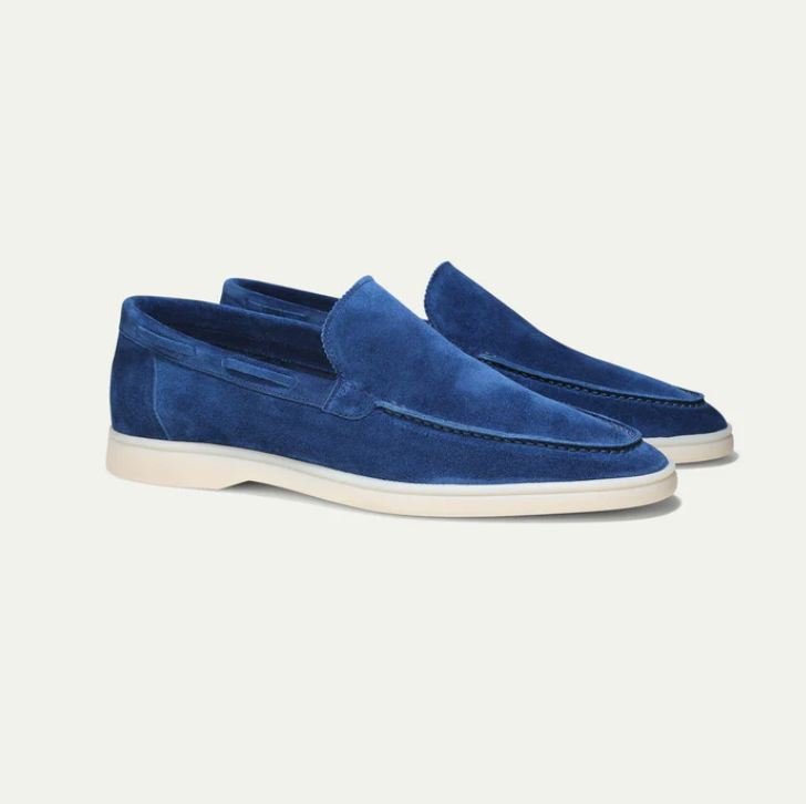 Stylish and Comfortable Men's Shoes - Alberto-Marine blue-5.0-Nora Luxe