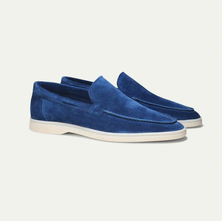 Stylish and Comfortable Men's Shoes - Alberto-Marine blue-5.0-Nora Luxe