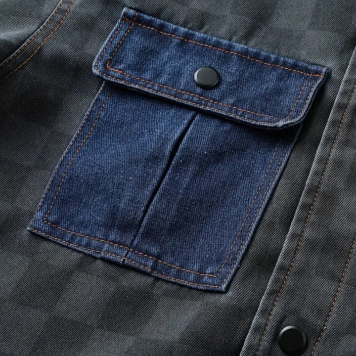 Stylish and Functional Jacket for Men - Urban Explorer-Gray-S-Nora Luxe