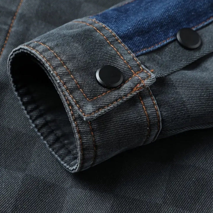 Stylish and Functional Jacket for Men - Urban Explorer-Gray-S-Nora Luxe