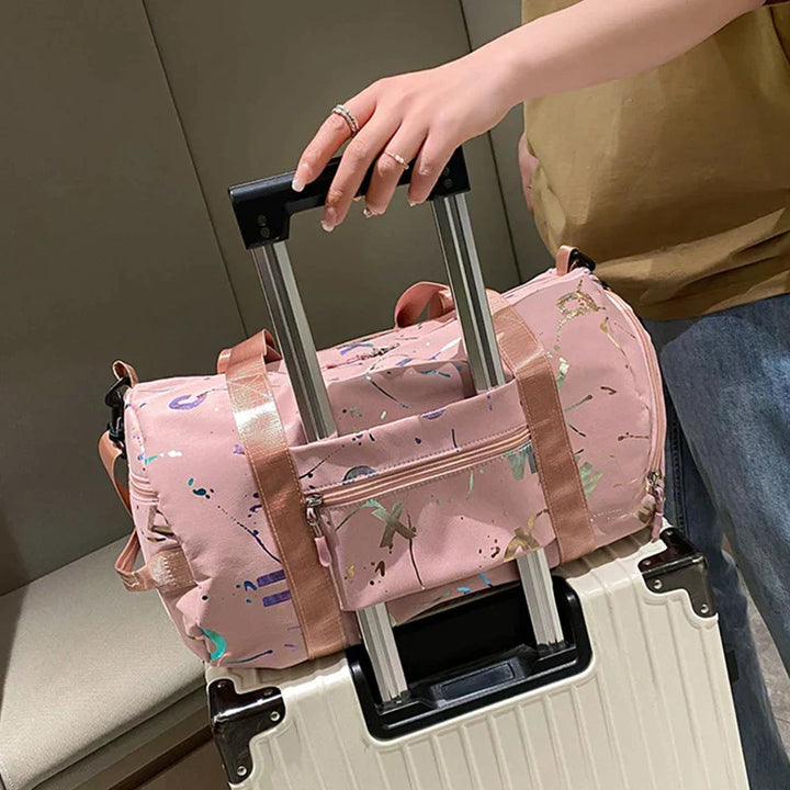 Stylish and Functional Sports Bag - ZenCarry-Beige-Nora Luxe