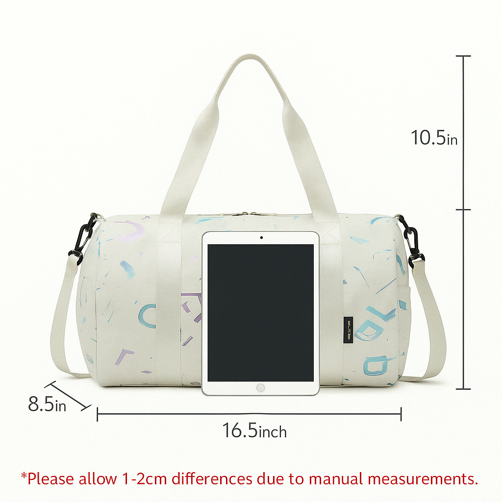 Stylish and Functional Sports Bag - ZenCarry-Beige-Nora Luxe