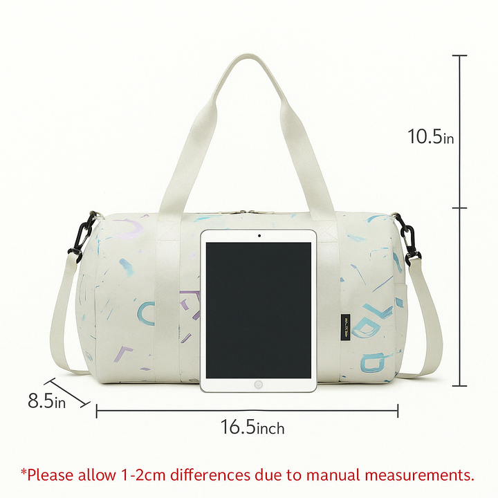 Stylish and Functional Sports Bag - ZenCarry-Beige-Nora Luxe