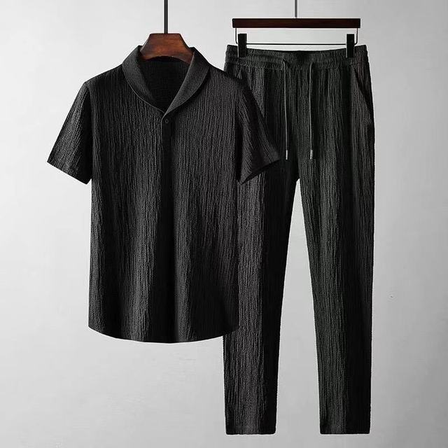 Stylish and Light Summer Set - LightBreeze-Black-M-Nora Luxe