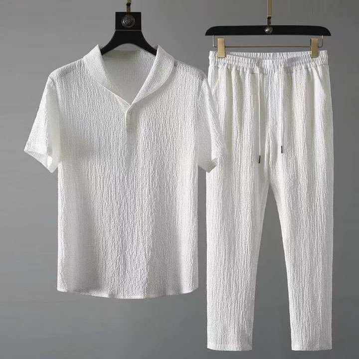 Stylish and Light Summer Set - LightBreeze-White-M-Nora Luxe