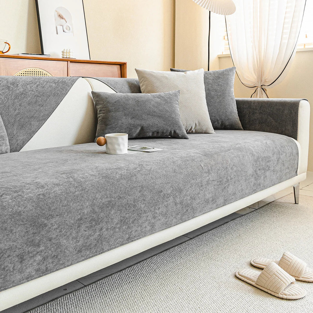 Stylish and Sustainable Anti-Scratch Sofa Cover - Bobby-Gray-27.56 * 27.56 inches-Nora Luxe