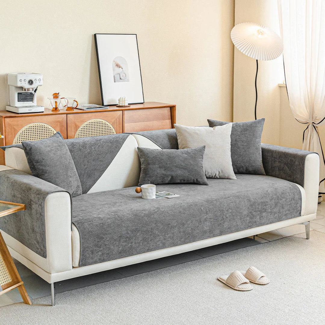 Stylish and Sustainable Anti-Scratch Sofa Cover - Bobby-Gray-27.56 * 27.56 inches-Nora Luxe