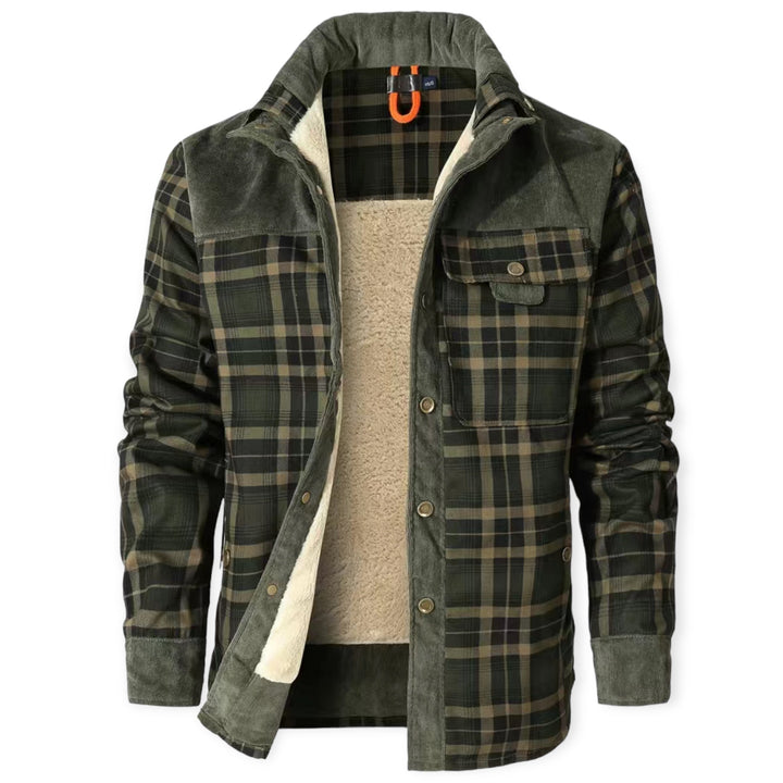 Stylish and Warm Vest for Men - FrostVogue-Dark khaki-S-Nora Luxe