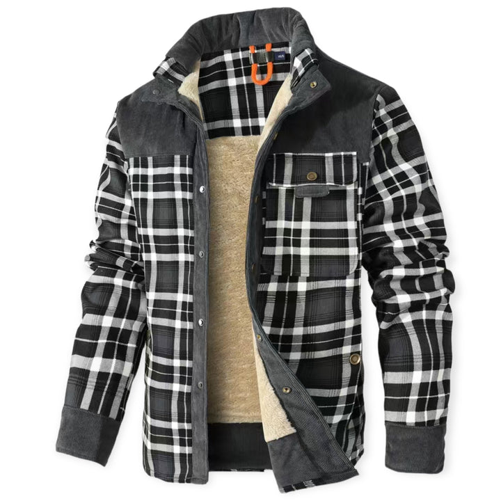 Stylish and Warm Vest for Men - FrostVogue-Grey-S-Nora Luxe