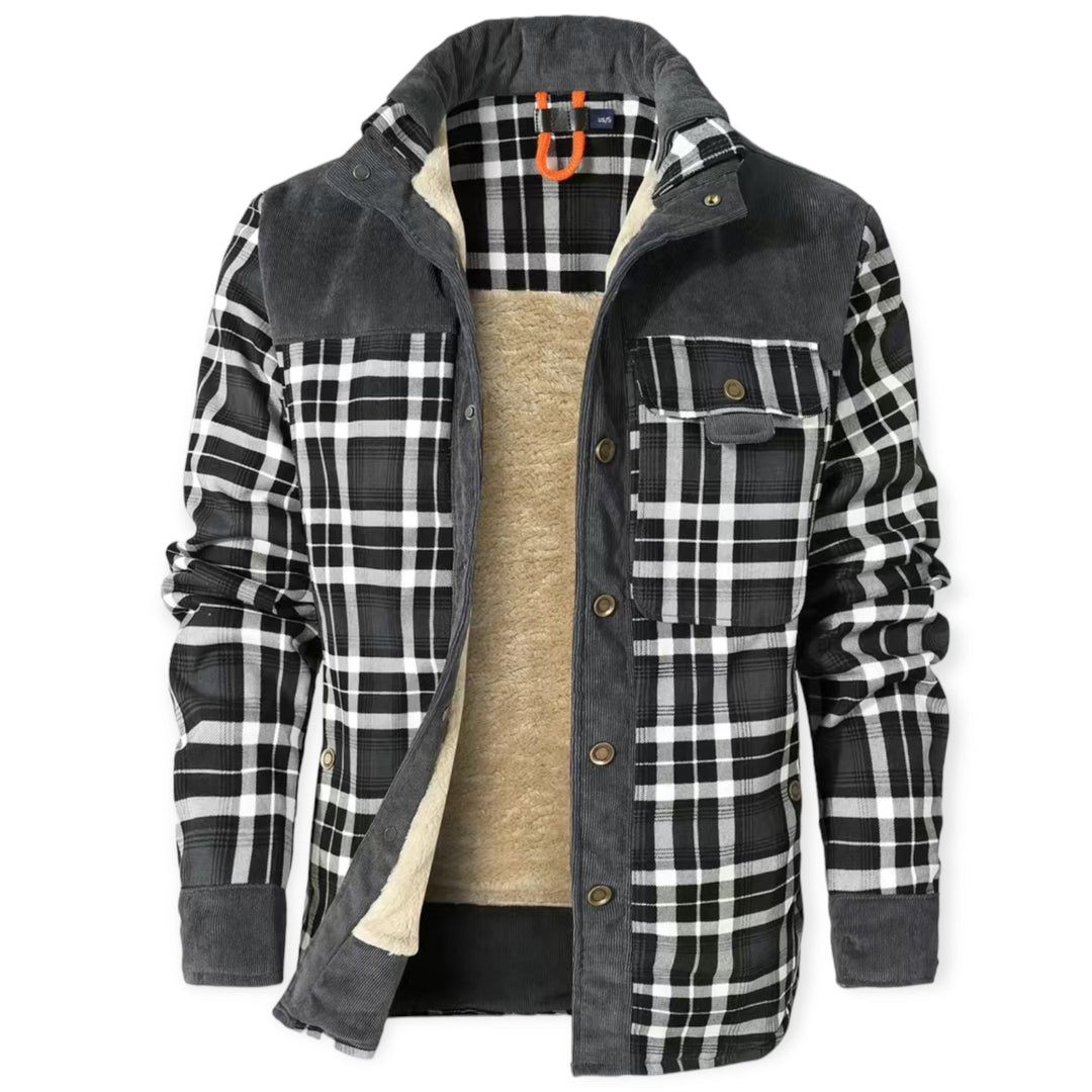 Stylish and Warm Vest for Men - FrostVogue-Grey-S-Nora Luxe