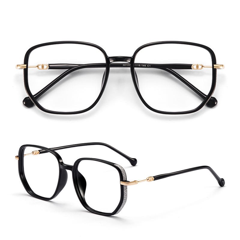 Stylish Anti-Blue Light Reading Glasses - LuxeVision-Gold-+1.00-Nora Luxe