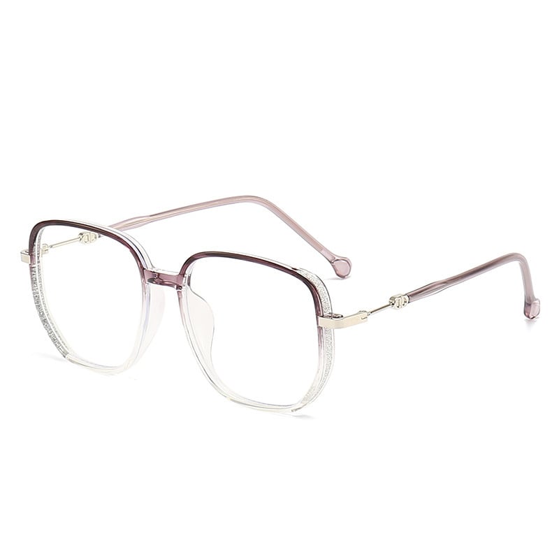 Stylish Anti-Blue Light Reading Glasses - LuxeVision-Light purple-+1.00-Nora Luxe