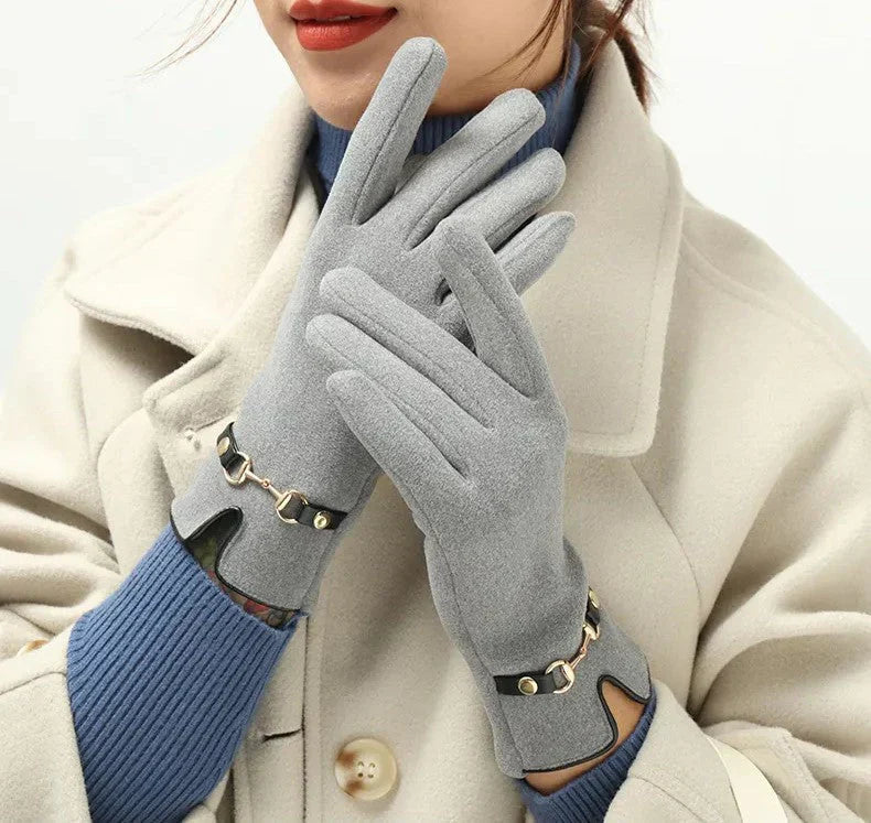 Stylish Autumn and Winter Gloves for Women - Amelia-Gray-Nora Luxe