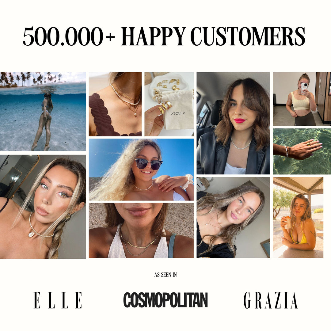 Stylish Beaded Ring - Elina-5-Gold-Nora Luxe