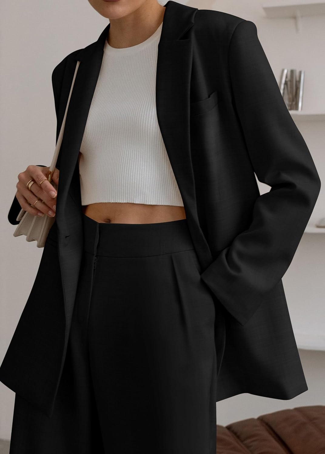 Stylish Blazer and Trouser Set - Mia-Olive Green-S-Nora Luxe