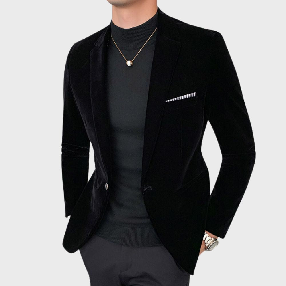 Stylish Blazer for Men - Hugo-Black-M-Nora Luxe