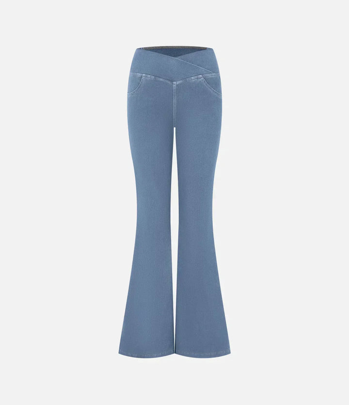 Stylish Bootcut Jeans for Women - Rosa-Blue-S-Nora Luxe
