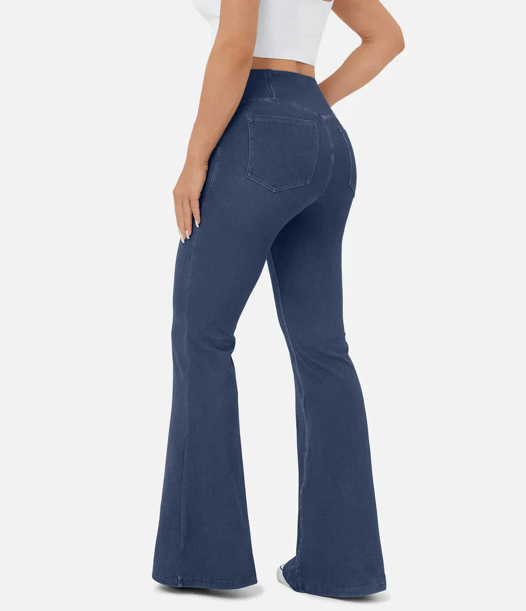 Stylish Bootcut Jeans for Women - Rosa-Blue-S-Nora Luxe