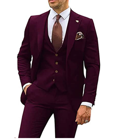 Stylish Business Outfit for Men (Jacket + Trousers) - Victor-Black-XS-Nora Luxe