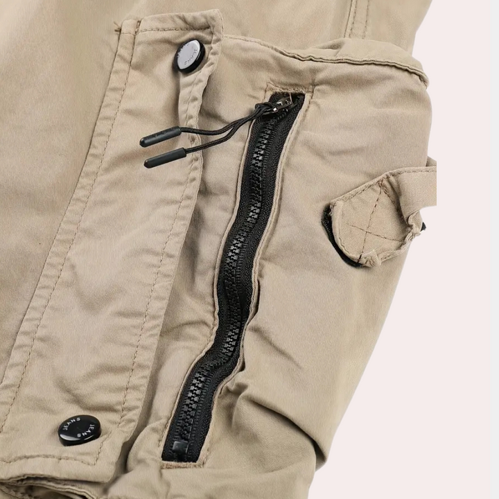 Stylish Cargo Trousers for Men - Logan-Blue-XS-Nora Luxe