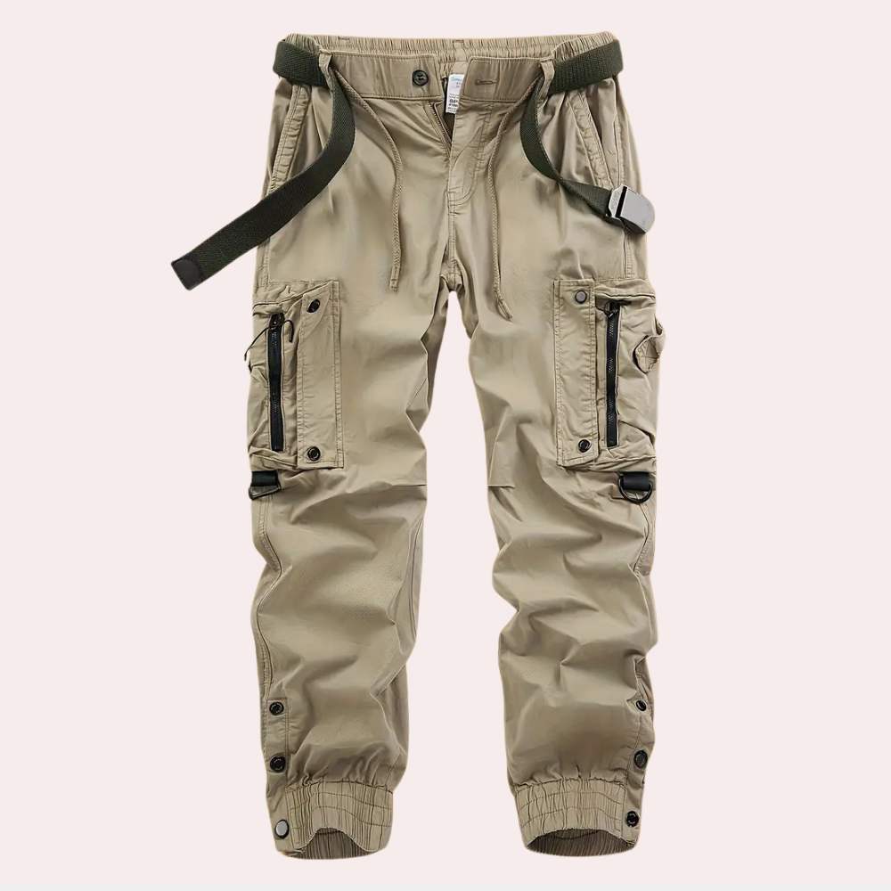 Stylish Cargo Trousers for Men - Logan-Brown-XS-Nora Luxe