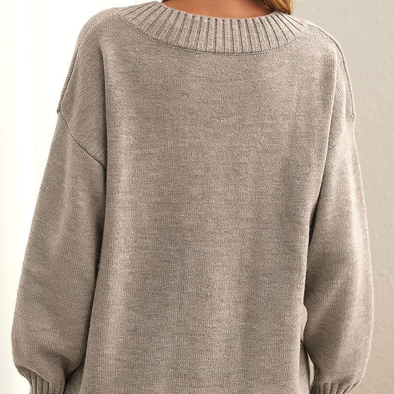 Stylish Cashmere Sweater for Women - Elara-Beige-S-Nora Luxe