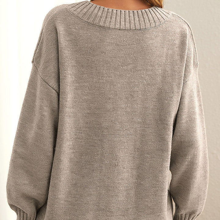 Stylish Cashmere Sweater for Women - Elara-Beige-S-Nora Luxe