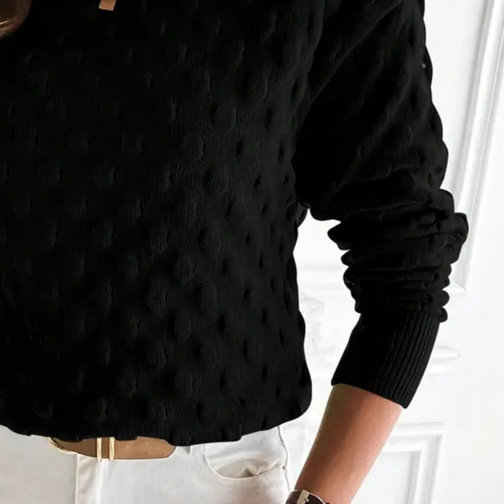 Stylish Cashmere Women's Sweater - Noa-Black-XS-Nora Luxe