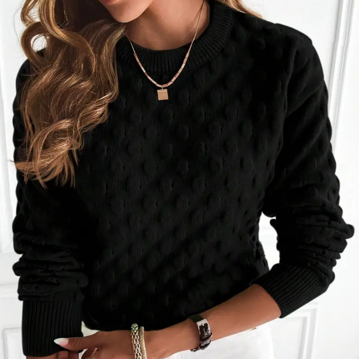 Stylish Cashmere Women's Sweater - Noa-Black-XS-Nora Luxe