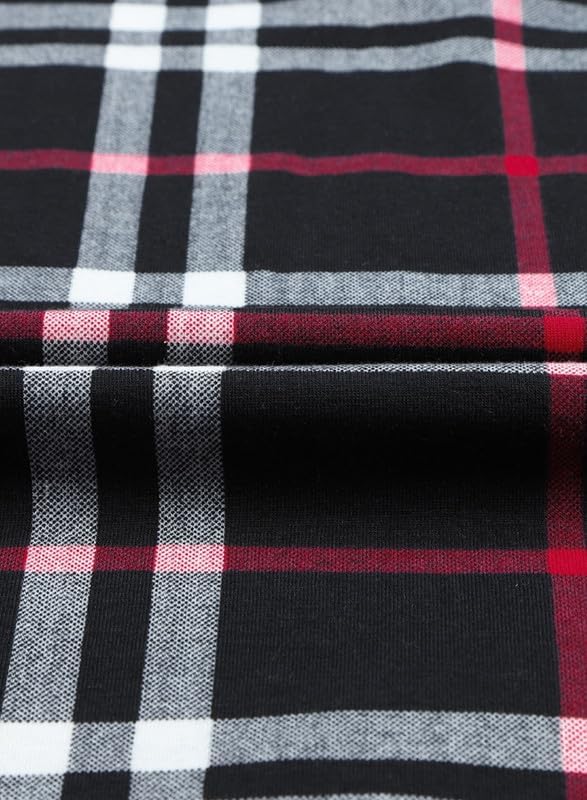 Stylish Casual Checked Ladies' Blouse - Lara-Black-S-Nora Luxe