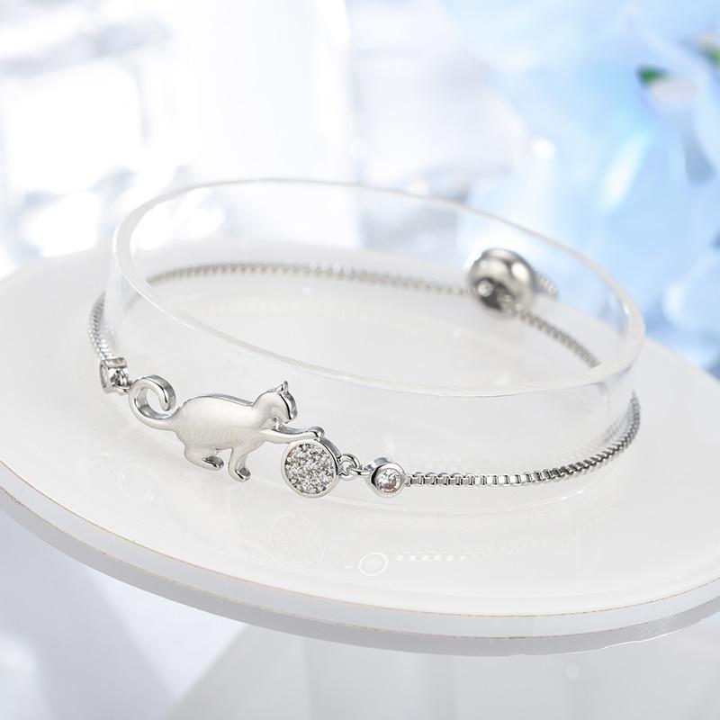 Stylish Cat Bracelet - PurrAmour-Nora Luxe