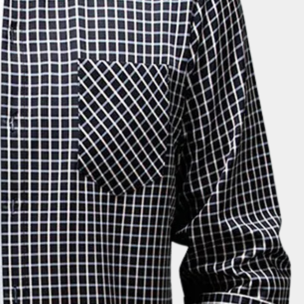 Stylish Checked Men's Shirt - Lucas-S-Nora Luxe