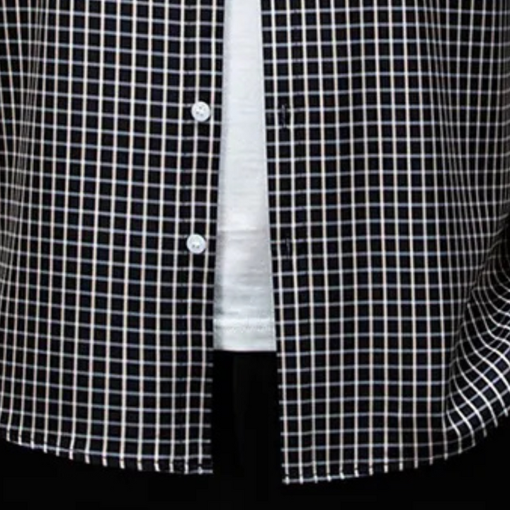 Stylish Checked Men's Shirt - Lucas-S-Nora Luxe