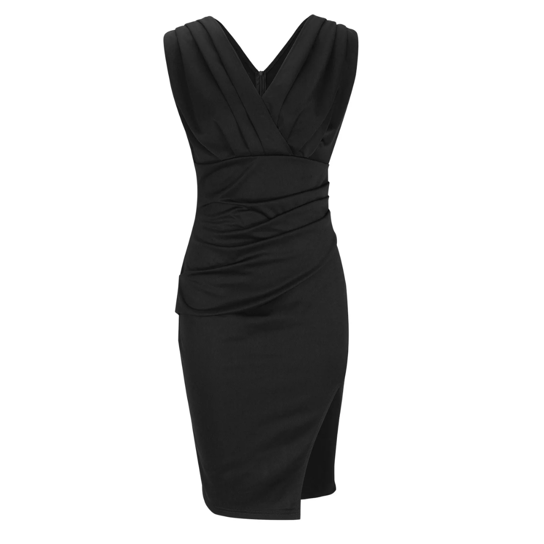 Stylish Cocktail Dress - Carmen-black-S-Nora Luxe