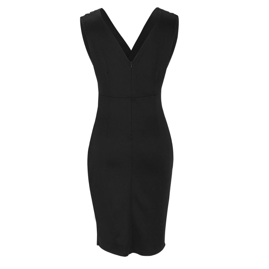 Stylish Cocktail Dress - Carmen-black-S-Nora Luxe