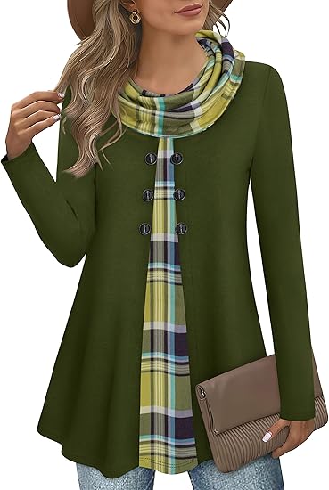 Stylish Color Block Pullover Sweatshirt for Ladies - Bella-Green-S-Nora Luxe
