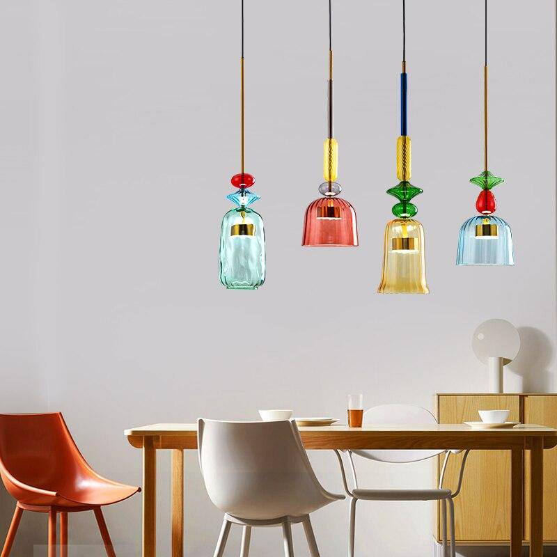 Stylish Coloured Ceiling Lamp - Sofia-A-Nora Luxe