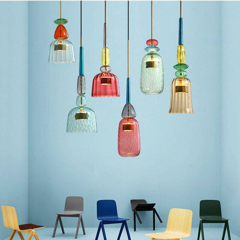 Stylish Coloured Ceiling Lamp - Sofia-A-Nora Luxe