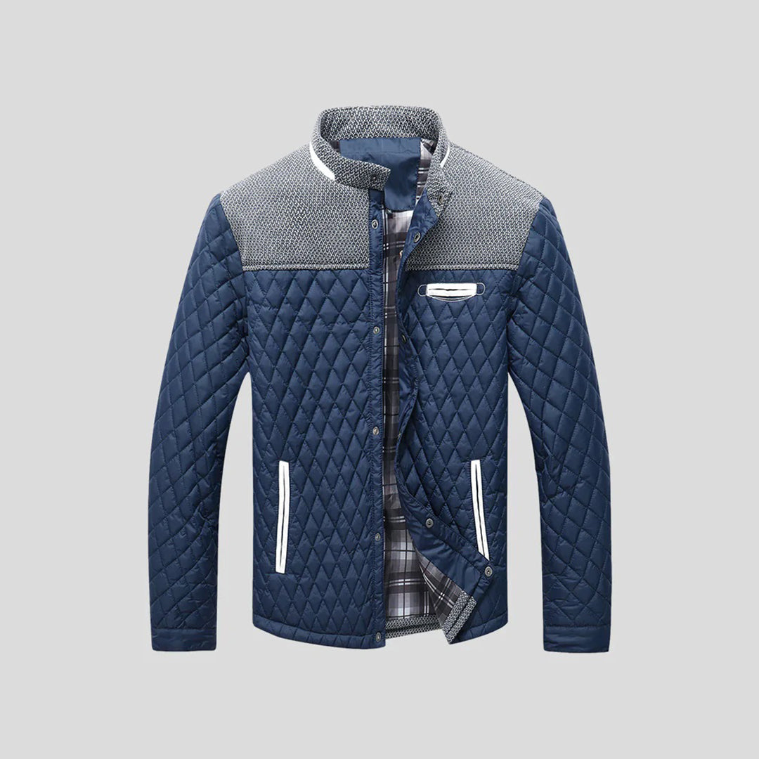 Stylish Comfortable Men's Jacket - Mason-Dark Gray-M-Nora Luxe